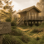 chalet sur pilotis terrain non constructible en nature
