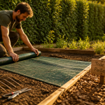 comment poser de la toile de paillage sur un massif