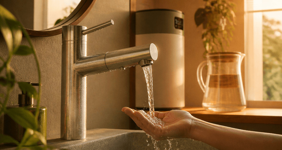 eau calcaire solution salle de bain