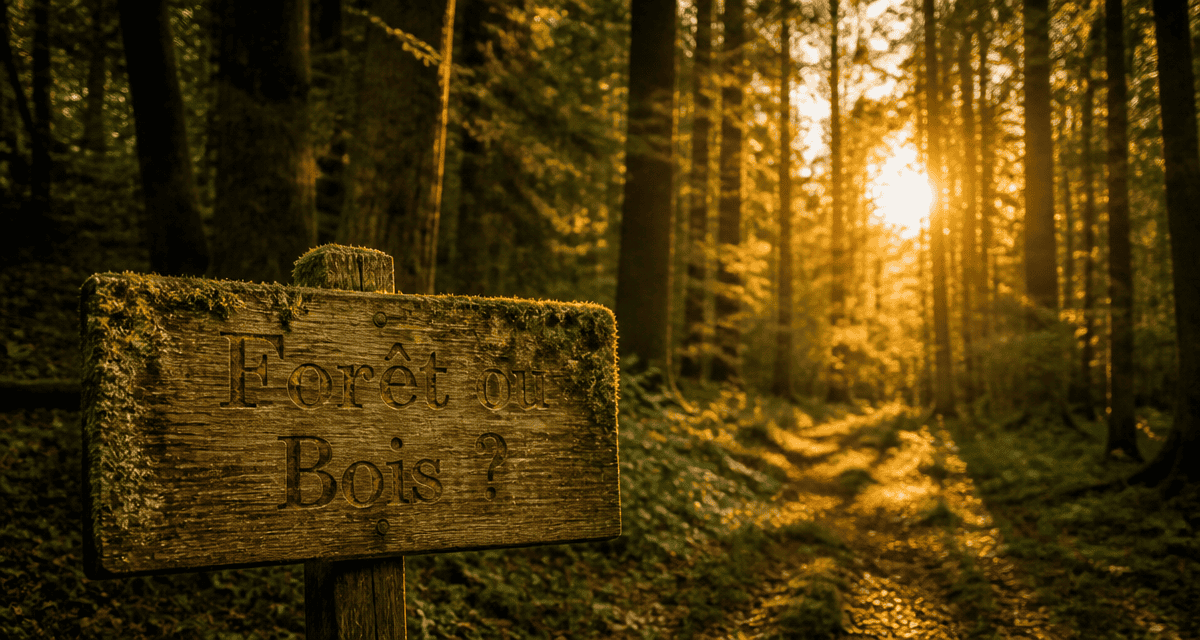 foret bois difference panneau en bois lisiere