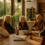 habitat participatif seniors groupe cuisine jardin