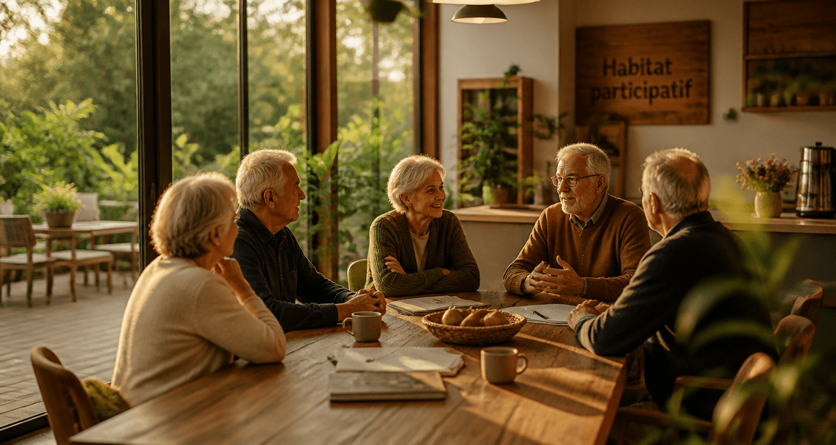 habitat participatif seniors groupe cuisine jardin