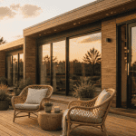 maison modulaire prix clé en main façade bois terrasse
