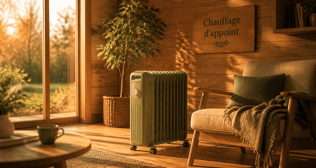 meilleur chauffage d appoint radiateur bain d huile salon bois