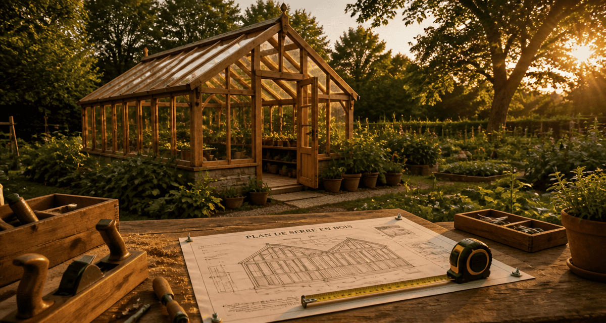 plan serre en bois pdf gratuit sur table de jardin