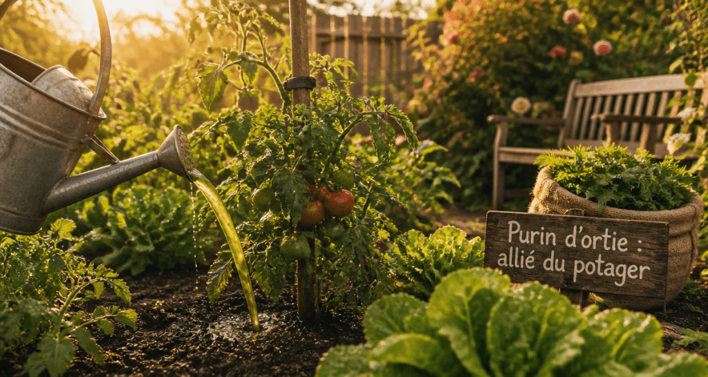 que peut on arroser avec du purin d'ortie sur tomates et salades