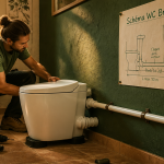 schema evacuation wc broyeur installation pvc 32 mm