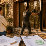 travaux maison impots couple artisan fenetre