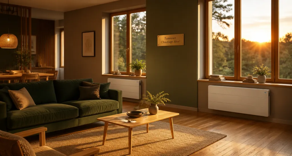 combien de radiateur pour 30m2 salon moderne