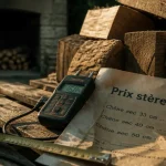 Prix du stere de bois 2025 : tarifs par région