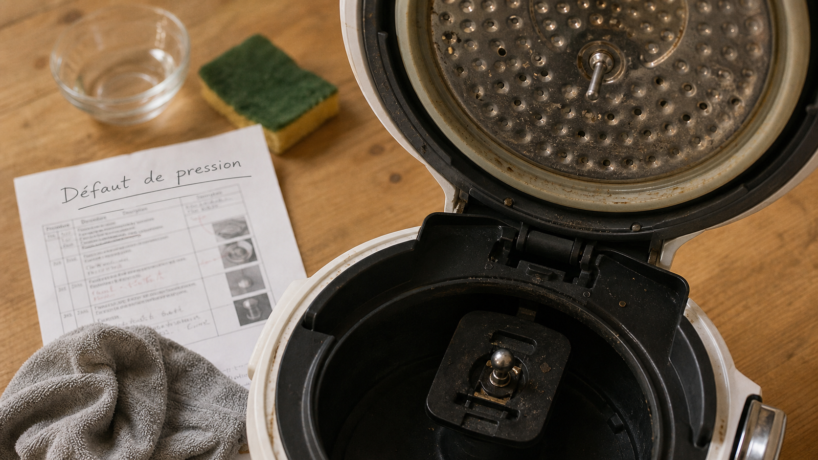 Problème cookeo cuisson sous pression : joint et décompression