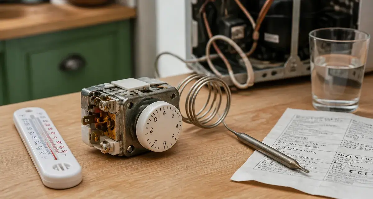Thermostat frigo pour réglage, test et remplacement