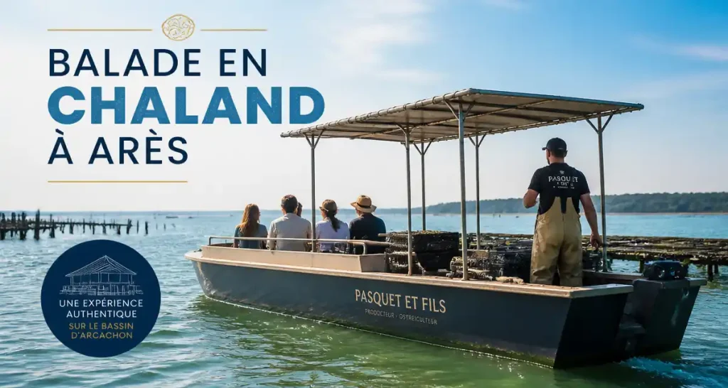 Balade en Chaland à Arès