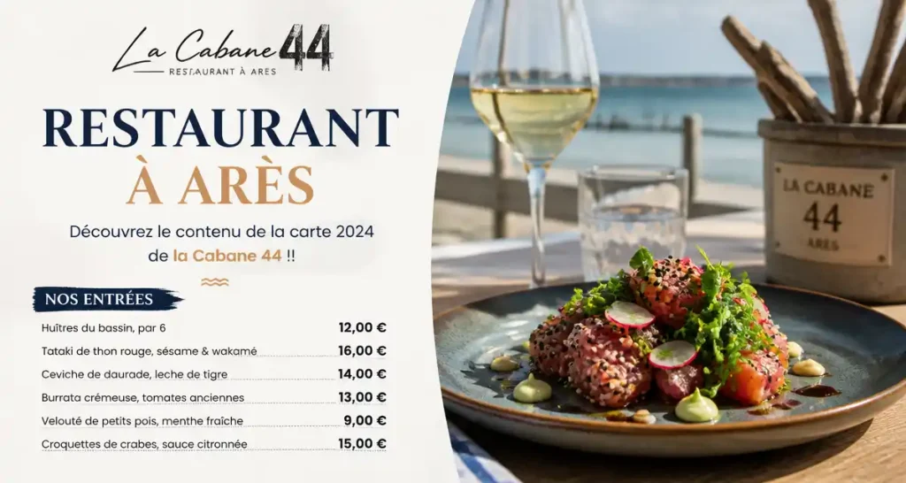 Restaurant à Arès