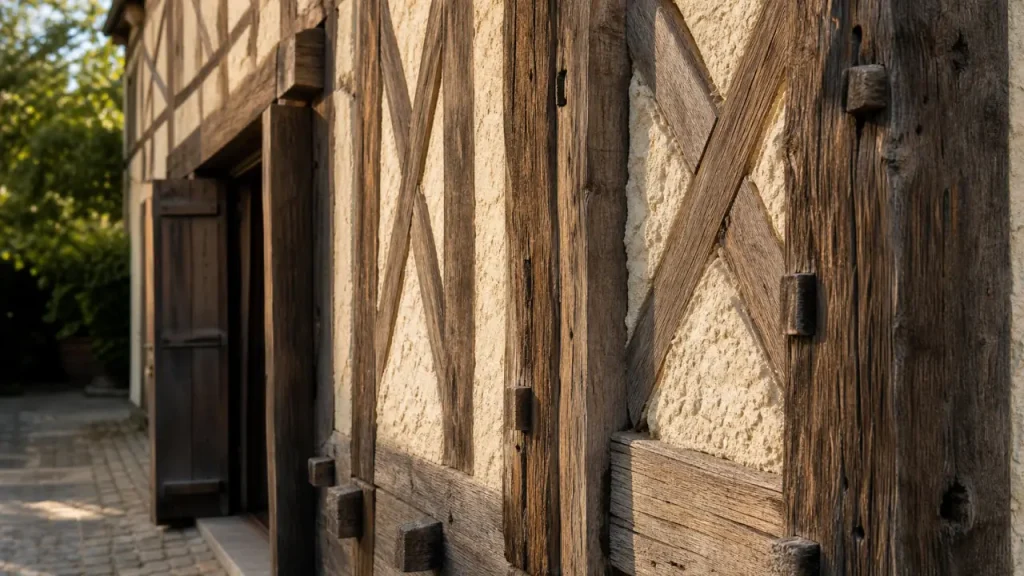 Maison en colombages : l’ossature, le hourdage et les motifs qui la définissent