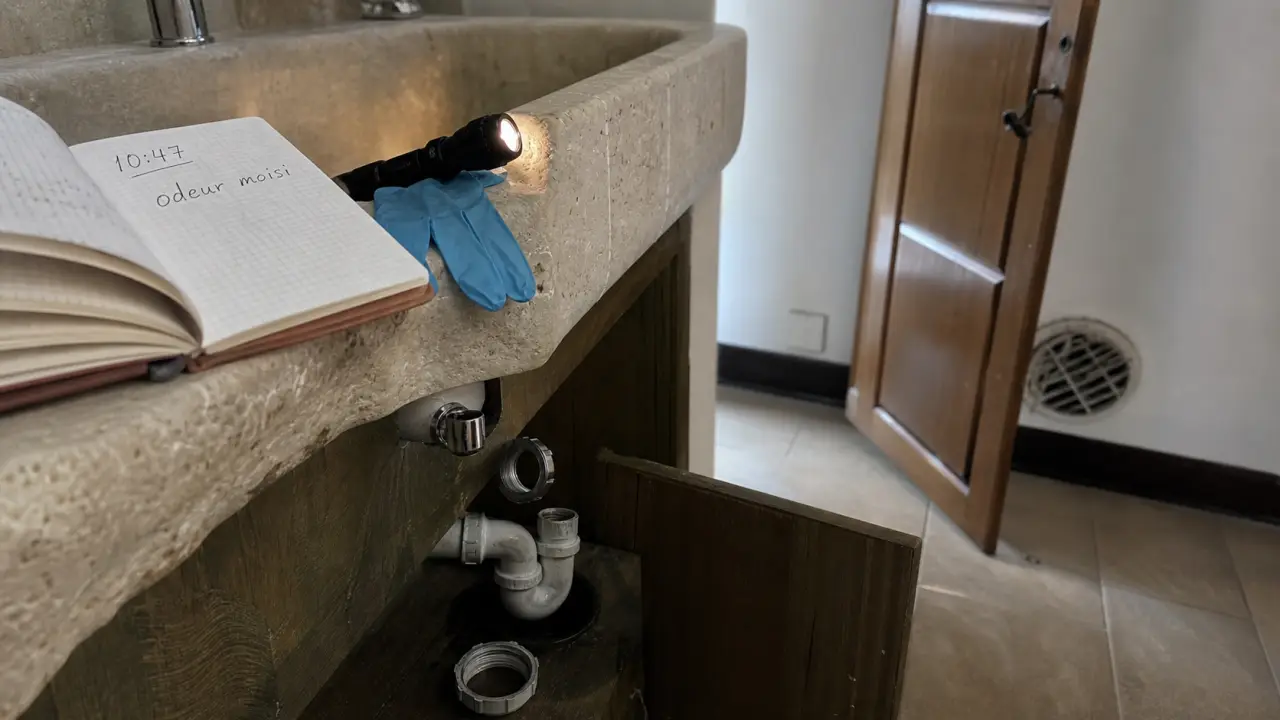 Odeur maison introuvable : cause moisi ou égout à vérifier