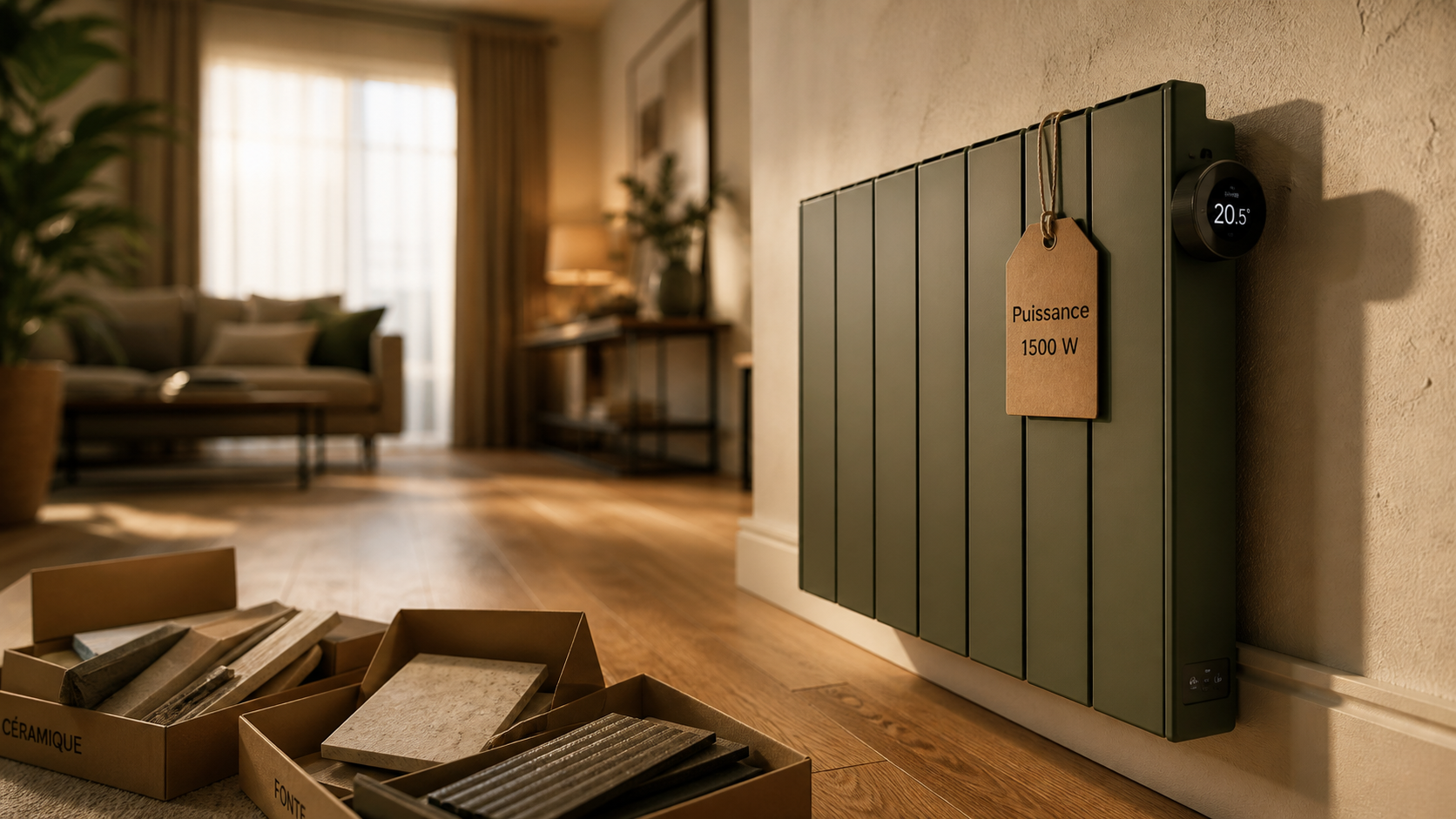 Prix radiateur à inertie Brico Dépôt : radiateur 1500 W