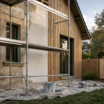 Solutions rénover ou embellir façade : peinture, enduit ou bardage, maison en rénovation