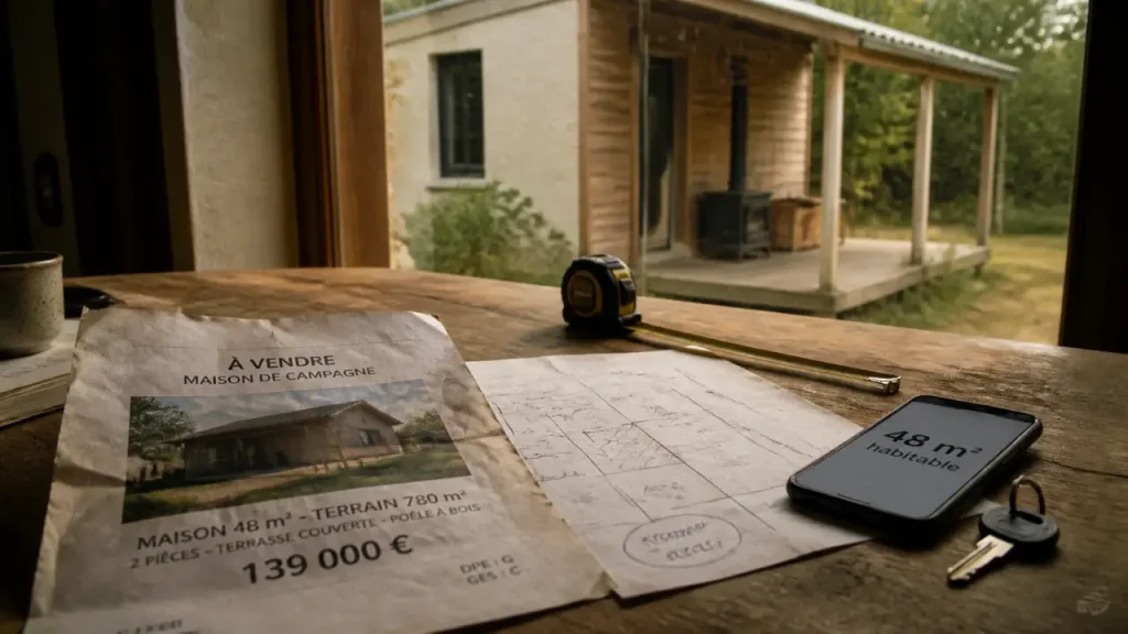 Cabanon habitable à vendre : cadastré, autonome ou à rénover, le tri qui évite les mauvaises surprises