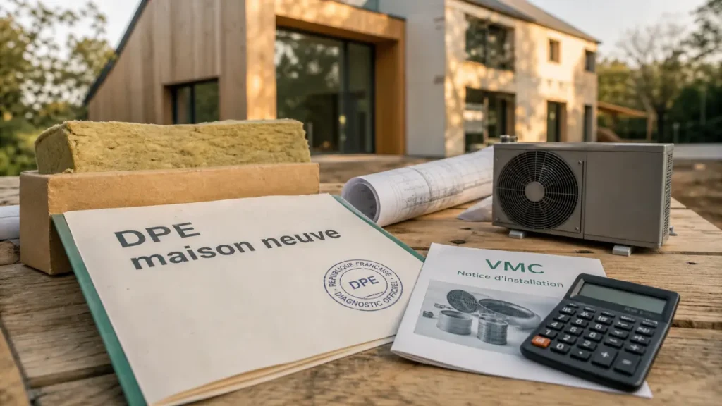 DPE maison neuve : isolation, chauffage et ventilation décident de l’étiquette
