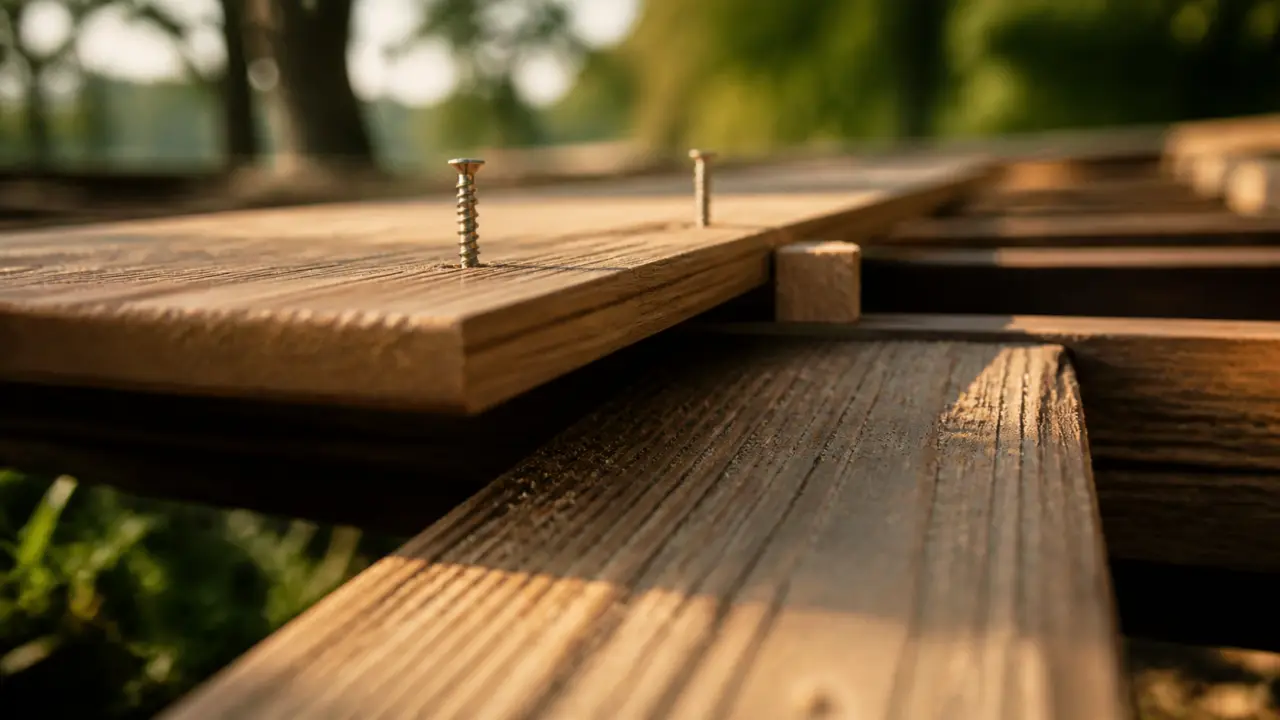 Entretoise bois pour terrasse : ventilation 4 mm, montage et pose