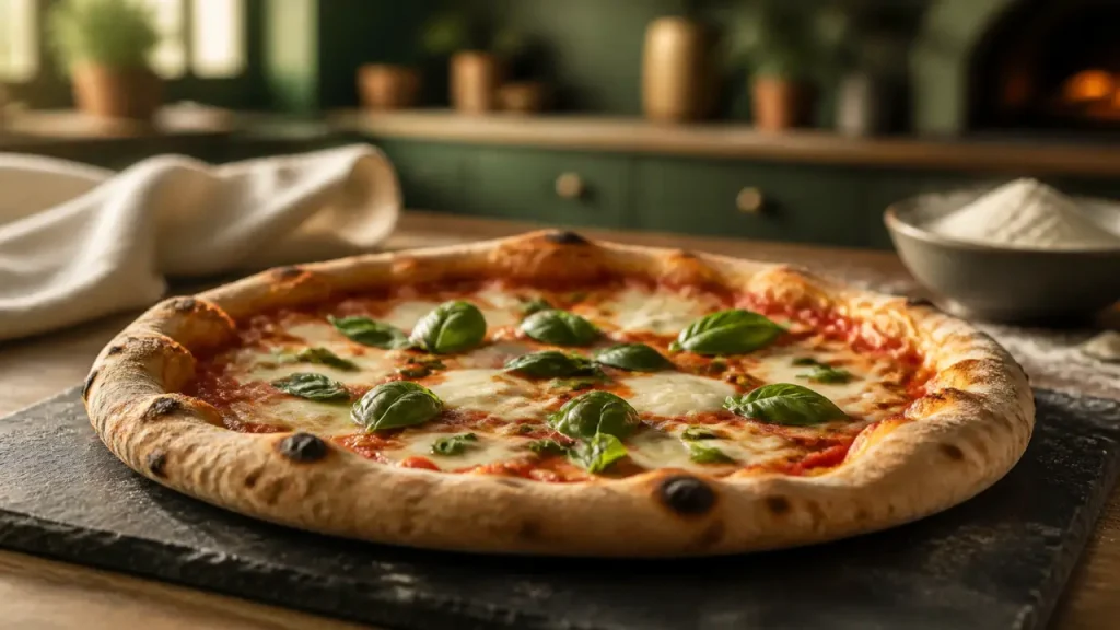 Pizza italienne maison : pâte 24 h, cuisson vive et garnitures classiques