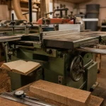 Machine pour travailler le bois en petit atelier, combinée bois et table fonte