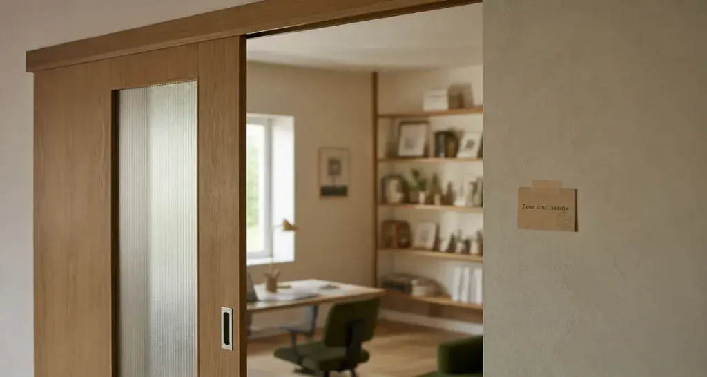 Porte coulissante de séparation : 4 solutions pour moduler vos espaces sans travaux lourds
