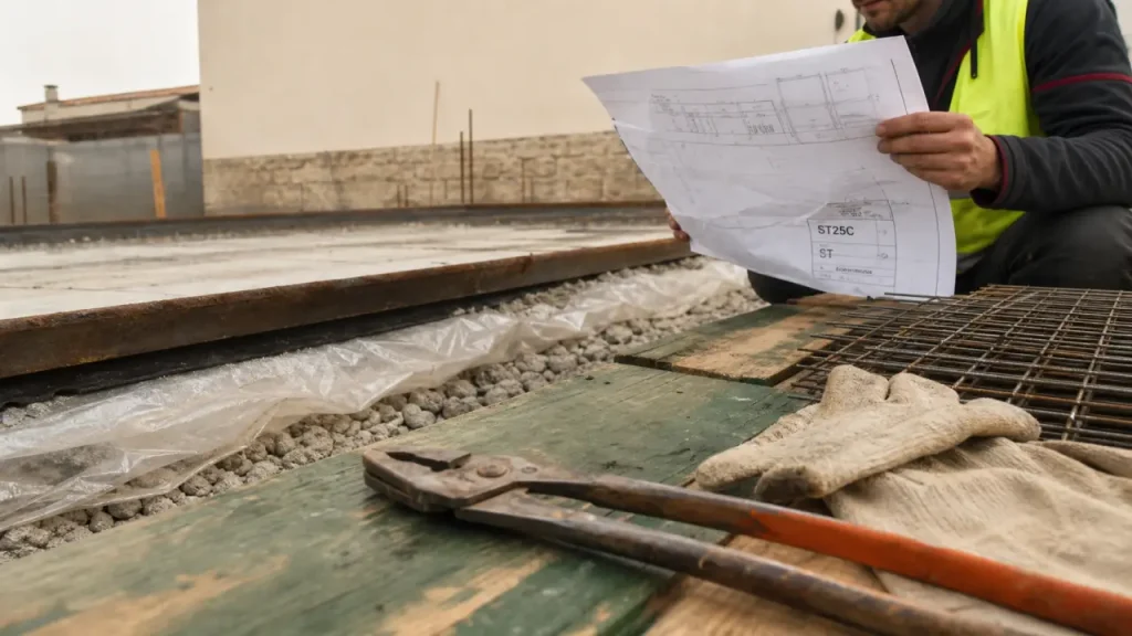Quel treillis soudé pour une dalle béton ? Surface, structure et normes à comparer
