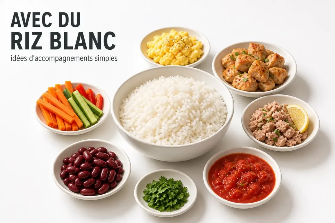 Que manger avec du riz : idées d’accompagnements variés autour d’un bol de riz