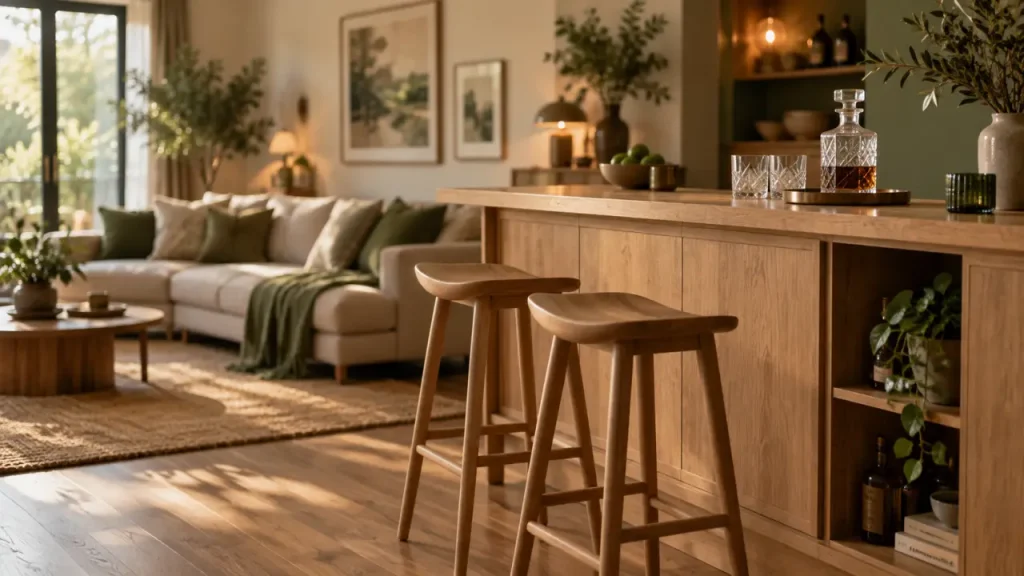 Meuble bar salon : le bon format pour recevoir sans encombrer la pièce