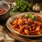 Recette de chair à saucisse italienne : rigatoni à la sauce