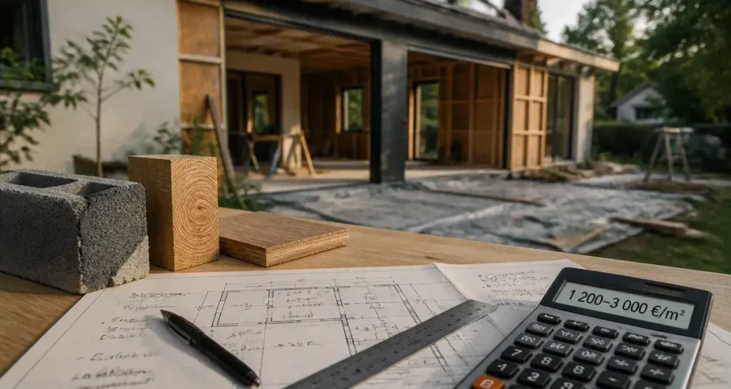 Coût d&rsquo;une extension de maison : 4 variables techniques et budgétaires pour éviter les surcoûts