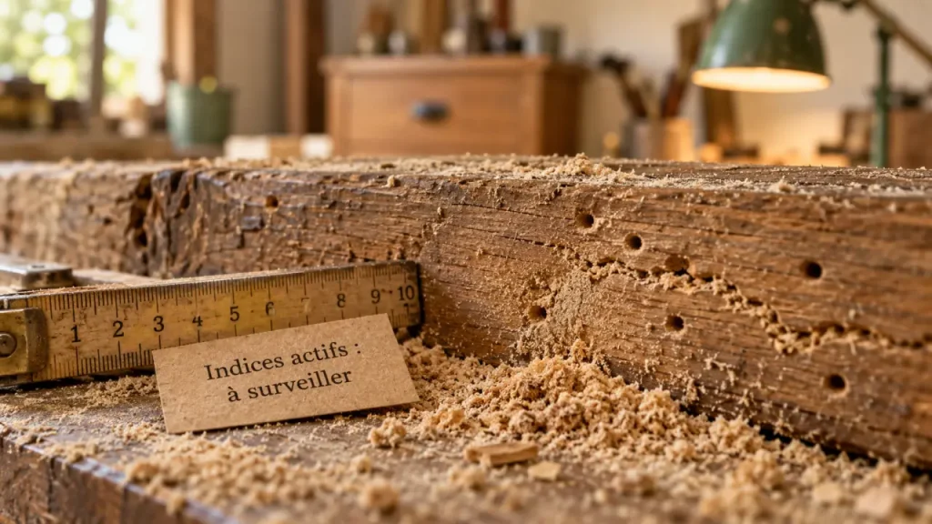 Petit insecte du bois dans la maison : les traces à vérifier avant de traiter