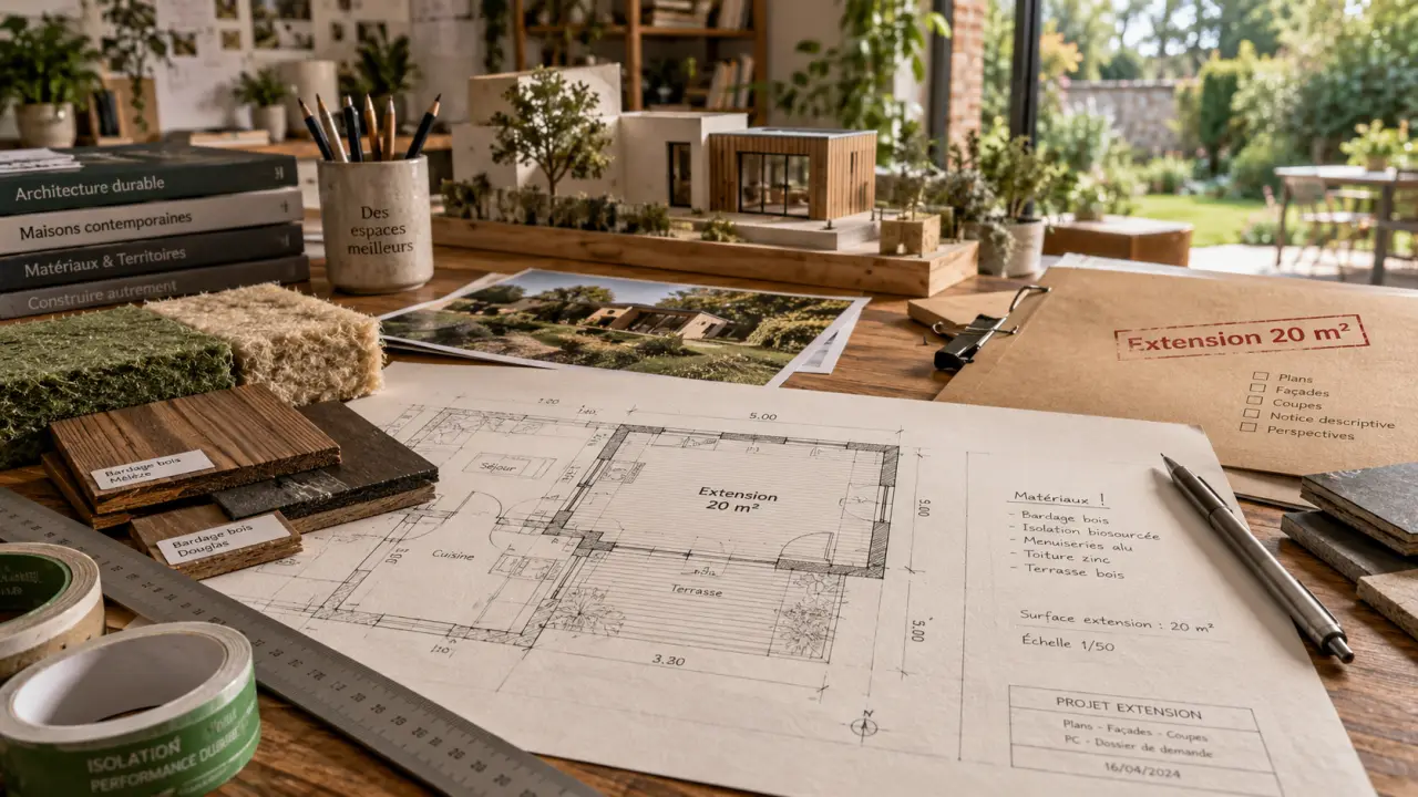 Plan extension maison 20m2 pour agrandir sans perdre de mètres carrés